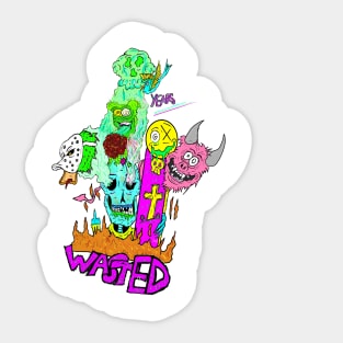 Years wasted Sticker